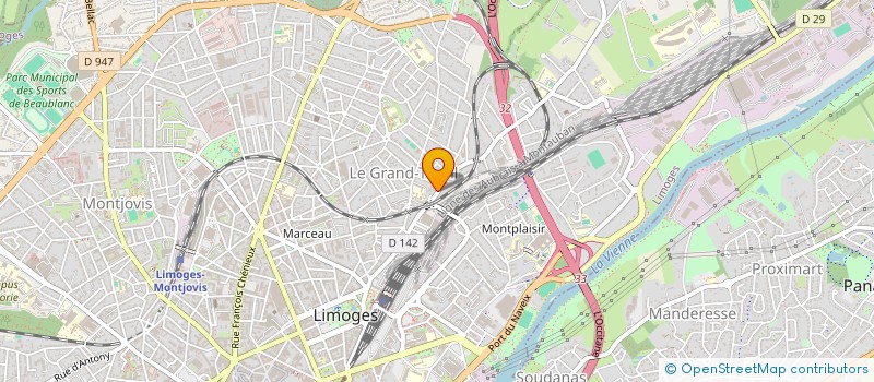 localisation de l'entreprise MONSIEUR MOHAMMED-AMINE ABBOUD à LIMOGES