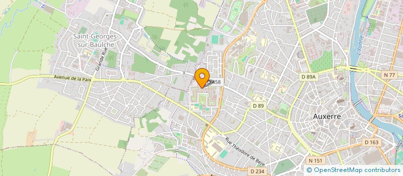 localisation de l'entreprise MONSIEUR MOHAMMED-AMINE EL BOUAZAOUI à AUXERRE