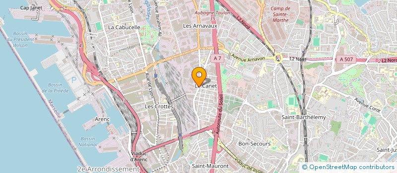 localisation de l'entreprise MONSIEUR MOHAMMED AMINE HAMADI  MARSEILLE