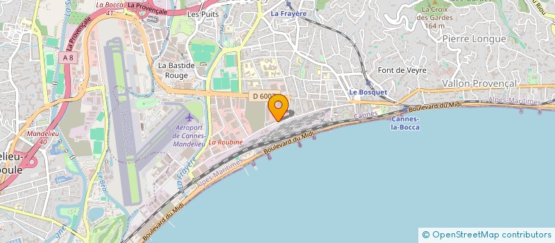 localisation de l'entreprise MONSIEUR MOHAMMED AMINE MELIANE à CANNES