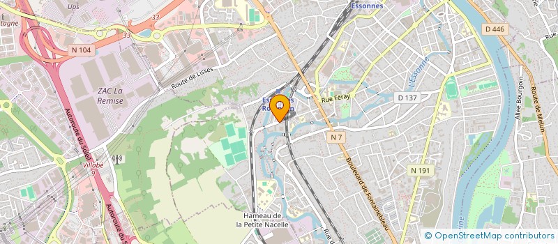 localisation de l'entreprise MONSIEUR MOHAMMED-AMINE RAHMANI à CORBEIL-ESSONNES