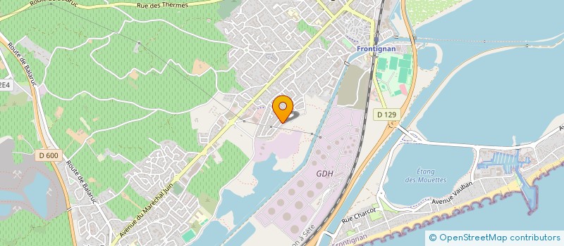 localisation de l'entreprise MONSIEUR MOHAMMED-AMINE ZEBBAR  FRONTIGNAN