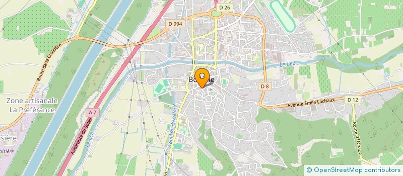 localisation de l'entreprise MONSIEUR MOHAMMED AMINEE MYAH  BOLLENE