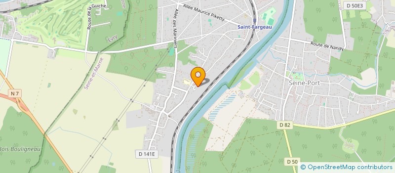 localisation de l'entreprise MONSIEUR MOHAMMED-AMIR ALIMAT  SAINT-FARGEAU-PONTHIERRY