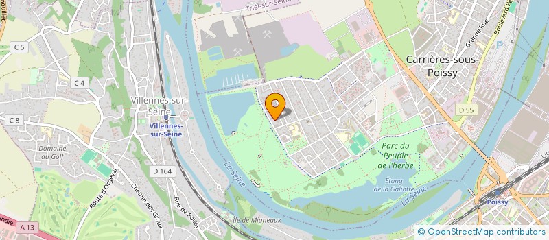 localisation de l'entreprise MONSIEUR MOHAMMED AMRANE  CARRIERES-SOUS-POISSY