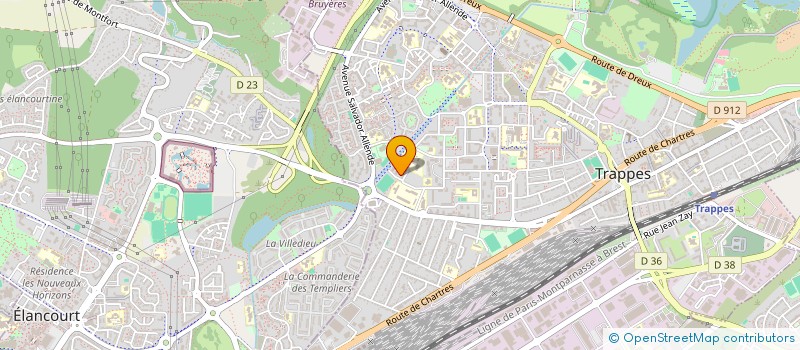 localisation de l'entreprise MONSIEUR MOHAMMED AMRAOUI à TRAPPES