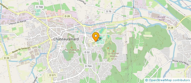 localisation de l'entreprise MONSIEUR MOHAMMED AMRAOUI BENZINEB à CHATEAURENARD
