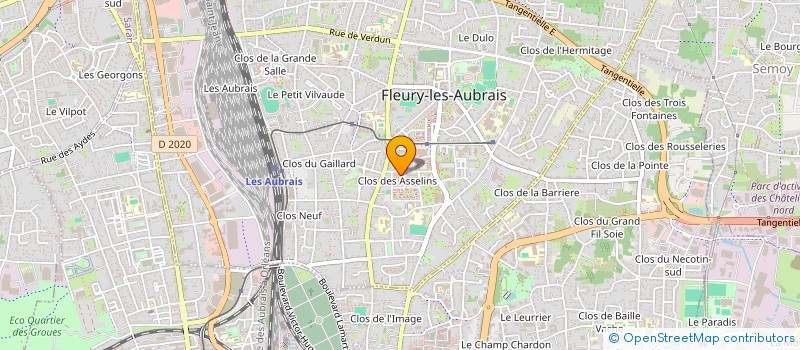 localisation de l'entreprise MONSIEUR MOHAMMED ANBRI  FLEURY-LES-AUBRAIS