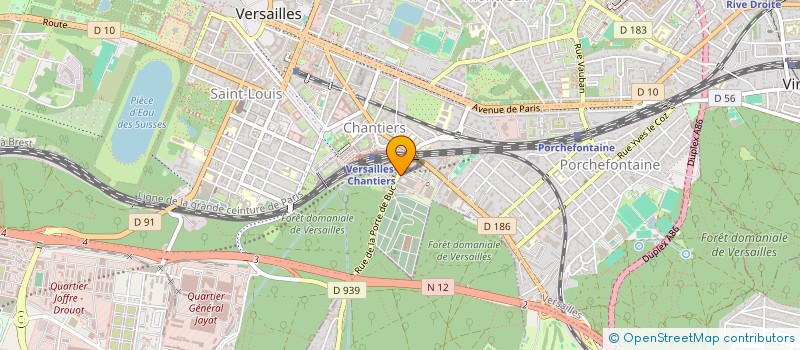 localisation de l'entreprise MONSIEUR MOHAMMED ANGELY à VERSAILLES