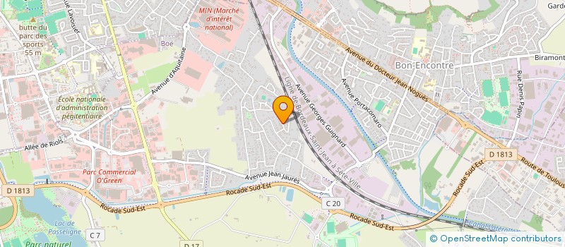 localisation de l'entreprise MONSIEUR MOHAMMED AOUAD  BOE