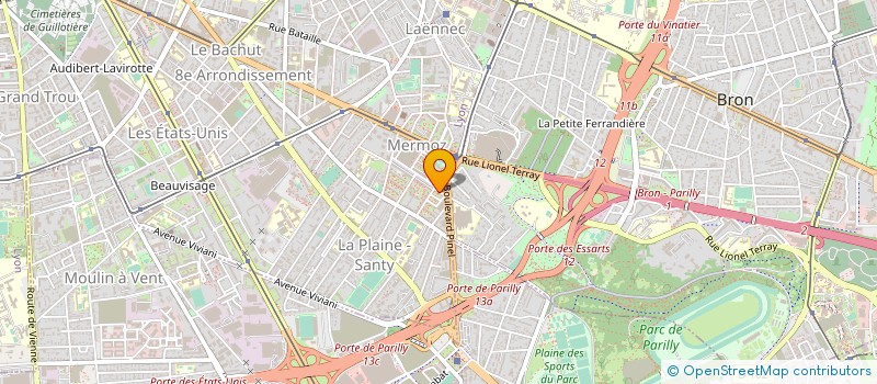 localisation de l'entreprise MONSIEUR MOHAMMED AOUAK à LYON