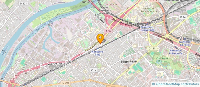 localisation de l'entreprise MONSIEUR MOHAMMED AOUN  NANTERRE