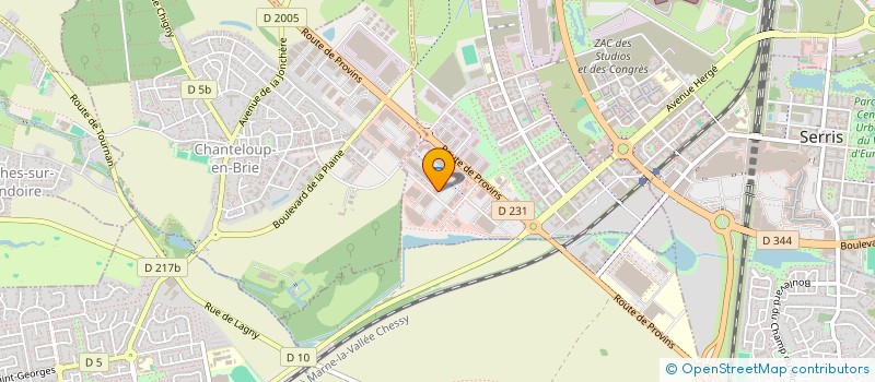 localisation de l'entreprise MONSIEUR MOHAMMED ARBOUCHE  MONTEVRAIN