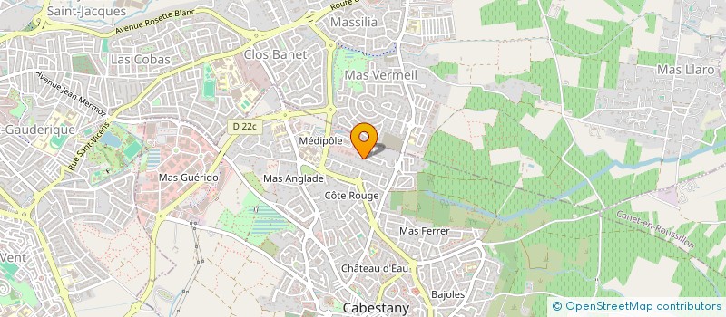 localisation de l'entreprise MONSIEUR MOHAMMED ARIF  CABESTANY