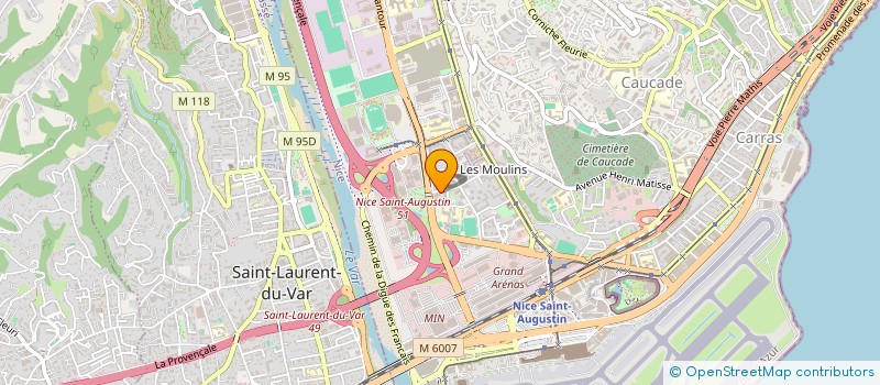 localisation de l'entreprise MONSIEUR MOHAMMED ASSADI SLAOUI à NICE