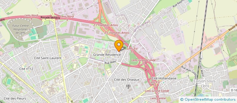 localisation de l'entreprise MONSIEUR MOHAMMED ATTA  LENS