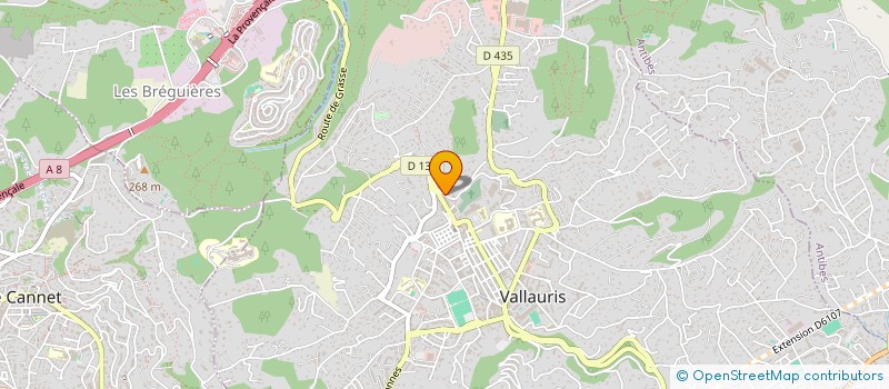 localisation de l'entreprise MONSIEUR MOHAMMED ATTAK à VALLAURIS