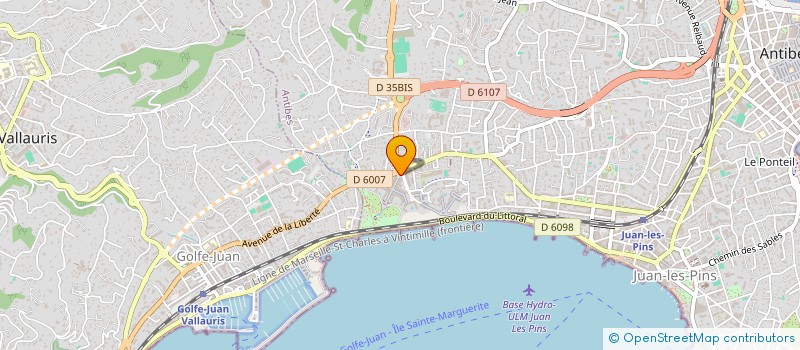 localisation de l'entreprise MONSIEUR MOHAMMED ATTAR  ANTIBES