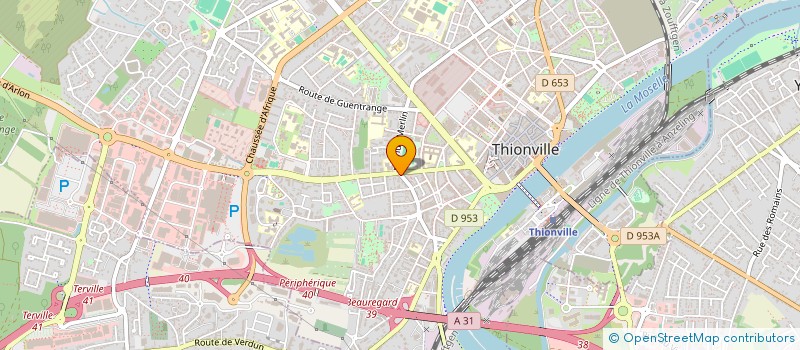 localisation de l'entreprise MONSIEUR MOHAMMED ATTIA  THIONVILLE