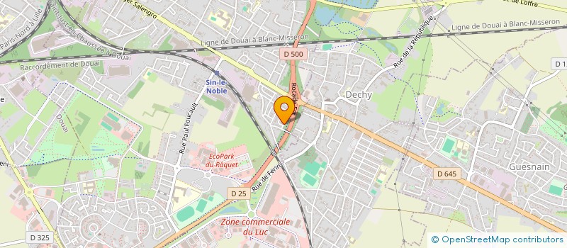 localisation de l'entreprise MONSIEUR MOHAMMED AZIR  SIN-LE-NOBLE