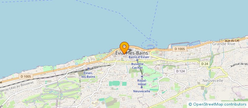 localisation de l'entreprise MONSIEUR MOHAMMED AZOUZ  EVIAN-LES-BAINS