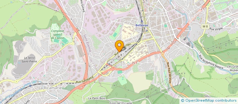 localisation de l'entreprise MONSIEUR MOHAMMED AZZOUZ DRANI à SAINT-ETIENNE