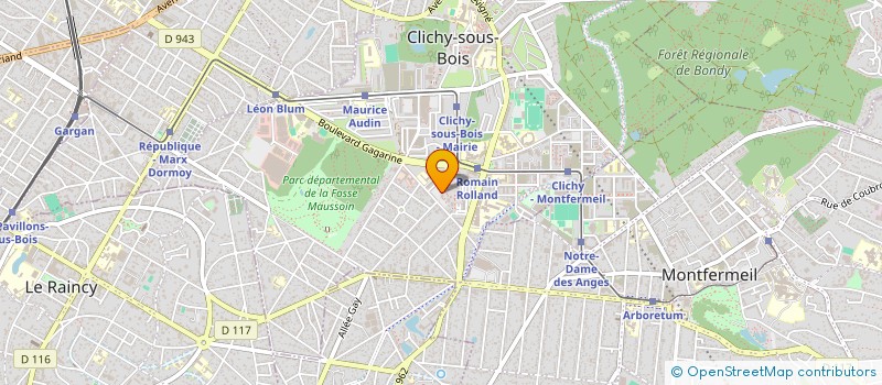 localisation de l'entreprise MONSIEUR MOHAMMED BAAZIZ à CLICHY-SOUS-BOIS