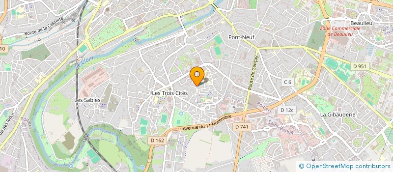 localisation de l'entreprise MONSIEUR MOHAMMED BACHIR BEY  BUXEROLLES