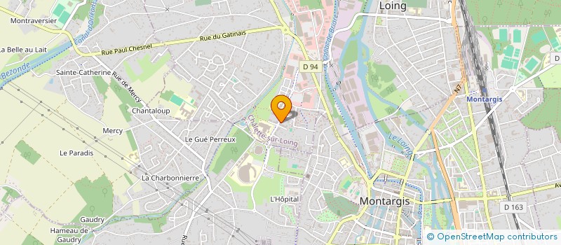 localisation de l'entreprise MONSIEUR MOHAMMED BACHIRI à CHALETTE-SUR-LOING