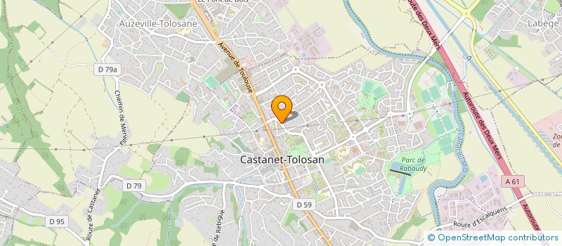 localisation de l'entreprise MONSIEUR MOHAMMED BACHKAT à CASTANET-TOLOSAN