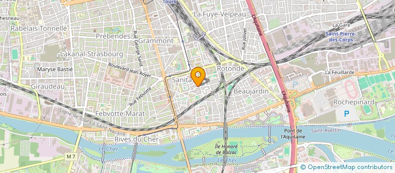 localisation de l'entreprise MONSIEUR MOHAMMED BAHI  TOURS