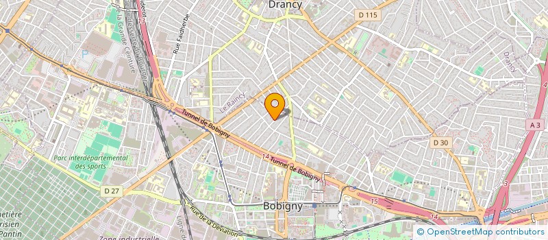 localisation de l'entreprise MONSIEUR MOHAMMED BAKHTAOUI  BOBIGNY