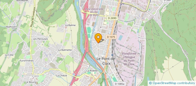 localisation de l'entreprise MONSIEUR MOHAMMED-BAKI COSKUN  LE PONT-DE-CLAIX