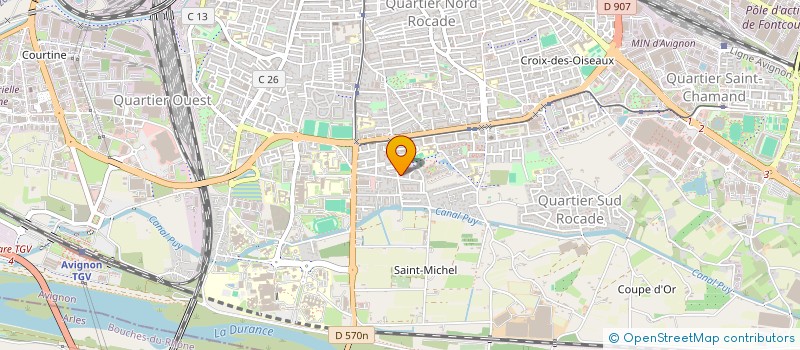 localisation de l'entreprise MONSIEUR MOHAMMED BALLAAZIZ  AVIGNON