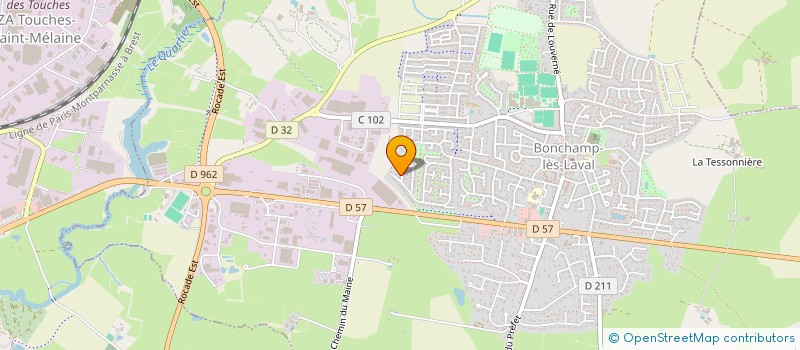 localisation de l'entreprise MONSIEUR MOHAMMED BARHAM  BONCHAMP-LES-LAVAL