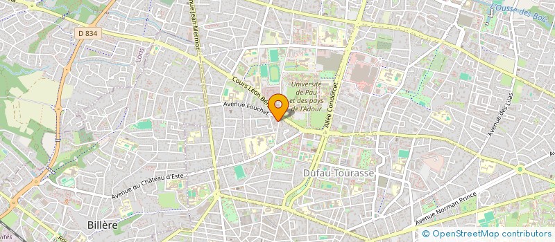 localisation de l'entreprise MONSIEUR MOHAMMED BAROUDI à PAU