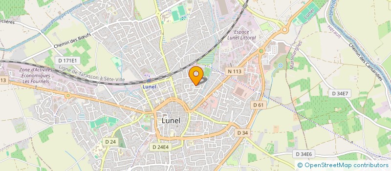 localisation de l'entreprise MONSIEUR MOHAMMED BEKKALI à LUNEL