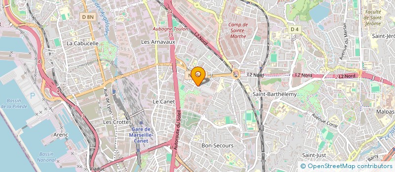 localisation de l'entreprise MONSIEUR MOHAMMED BEKKAR à MARSEILLE