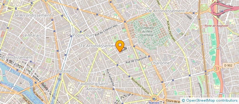 localisation de l'entreprise MONSIEUR MOHAMMED BEL GHAZI  PARIS