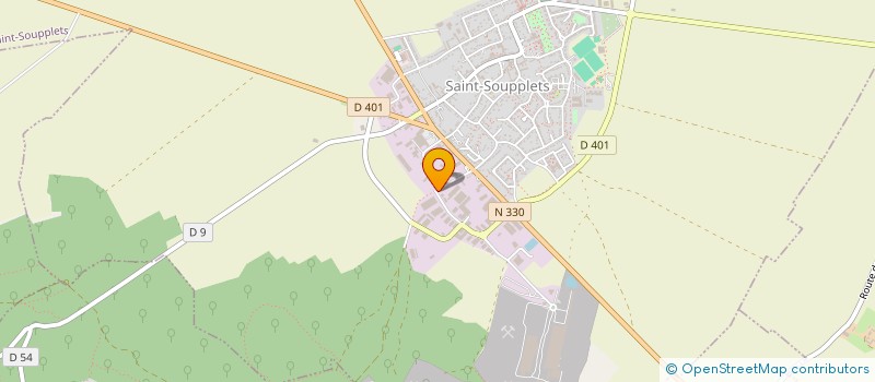 localisation de l'entreprise MONSIEUR MOHAMMED BELAIDI  SAINT-SOUPPLETS