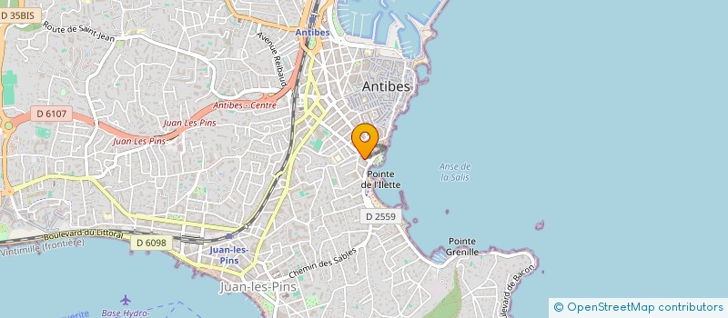 localisation de l'entreprise MONSIEUR MOHAMMED BELBATTACH à ANTIBES