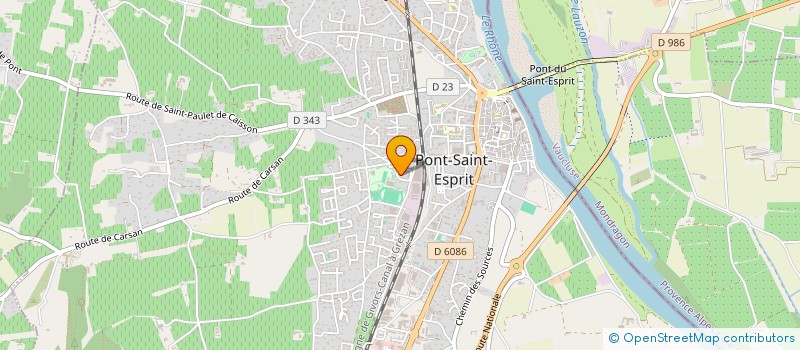 localisation de l'entreprise MONSIEUR MOHAMMED BELDJILALI  PONT-SAINT-ESPRIT