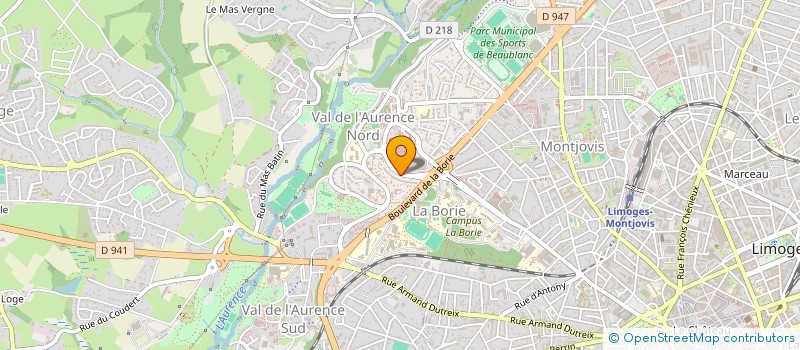 localisation de l'entreprise MONSIEUR MOHAMMED BELDJILALI à LIMOGES