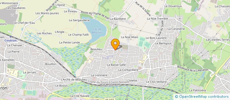 localisation de l'entreprise MONSIEUR MOHAMMED BELGHIT à COUERON