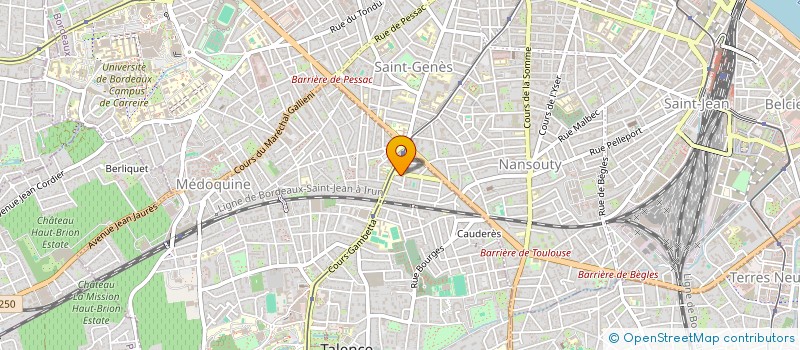 localisation de l'entreprise MONSIEUR MOHAMMED BELGHIT  TALENCE