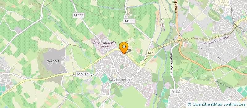 localisation de l'entreprise MONSIEUR MOHAMMED BELHADJ  FABREGUES