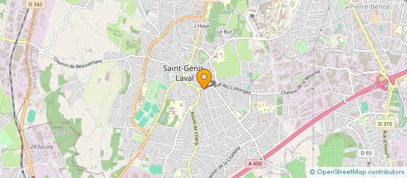 localisation de l'entreprise MONSIEUR MOHAMMED BELHADJ  SAINT-GENIS-LAVAL