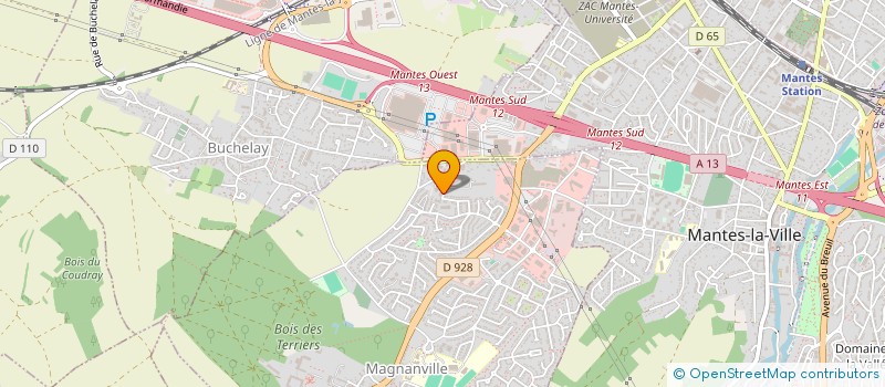 localisation de l'entreprise MONSIEUR MOHAMMED BELKADI-ZOUBIR  MAGNANVILLE