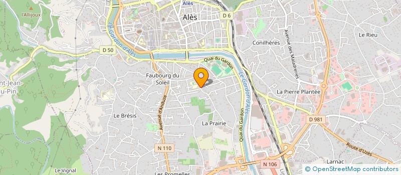 localisation de l'entreprise MONSIEUR MOHAMMED BELKHITER  ALES