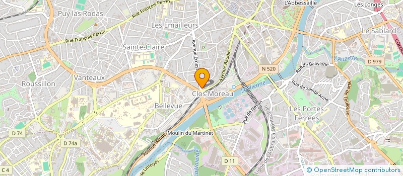 localisation de l'entreprise MONSIEUR MOHAMMED BELKHODJA à LIMOGES